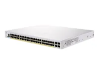 Cisco CBS250-48P-4X | Switch | 48x RJ45 1000Mb/s PoE, 4x SFP+, Rack, 370W Ilość portów LAN4x [10G (SFP+)]
