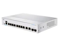 Cisco CBS250-8T-E-2G | Switch | 8x RJ45 1000Mb/s PoE, 2x RJ45/SFP Combo Ilość portów LAN8x [10/100/1000M (RJ45)]
