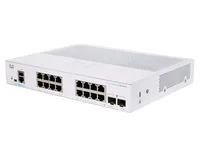 Cisco CBS350-16T-2G | Switch | 16x RJ45 1000Mb/s, 2x SFP Ilość portów LAN16x [10/100/1000M (RJ45)]
