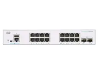 Cisco CBS350-16T-E-2G | Switch | 16x RJ45 1000Mb/s, 2x SFP Ilość portów LAN2x [1G (SFP)]
