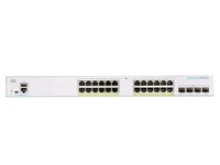 Cisco CBS350-24FP-4G | Switch | 24x RJ45 1000Mb/s PoE, 4x SFP, Rack, 370W Ilość portów LAN4x [1G (SFP)]
