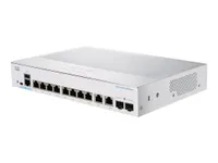 Cisco CBS350-8T-E-2G | Switch | 8x RJ45 1000Mb/s, 2x RJ45/SFP Combo Ilość portów LAN8x [10/100/1000M (RJ45)]
