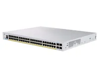 Cisco CBS350-48FP-4G | Switch | 48x RJ45 1000Mb/s PoE, 4x SFP, Rack, 740W Ilość portów LAN4x [1G (SFP)]

