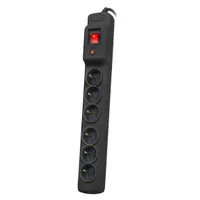 Armac Multi M6 | Napájecí lišta | přepěťová, 6 gniazd, kabel 3 m, Černá Długość3m