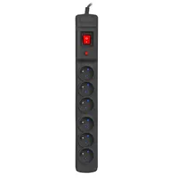 Armac Multi M6 | Napájecí lišta | přepěťová, 6 gniazd, kabel 3 m, Černá KolorCzarny