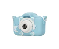 Extralink Kids Camera H27 Dual Blue | Camera | 1080P 30fps, 2.0" screen 0