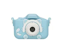 Extralink Kids Camera H27 Dual Modrý | Digitální fotoaparát | 1080P 30fps, displej 2.0" 1