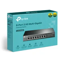 TP-Link TL-SG108-M2 | Switch | 8x RJ45 2.5Gb/s, Desktop, Unmanaged Typ obudowyDesktop