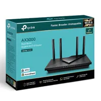 TP-Link Archer AX55 | WiFi Router | WiFi6, AX3000, Dual Band, 5x RJ45 1000Mb/s Ilość portów LAN4x [10/100/1000M (RJ45)]
