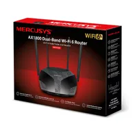 Mercusys MR1800X | WiFi Router | AX1800 Dual Band, 4x RJ45 1000Mb/s Ilość portów WAN1x 10/100/1000BaseTX (RJ45)