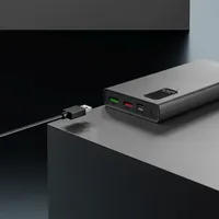 Extralink EPB-067B 10000mAh Negro | Powerbank | Power bank, Fast Charging, USB-C Mini-złącze USBNie