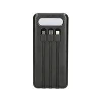 Extralink EPB-124 30000mAh Schwarz | Powerbank | Power bank, Fast Charging, USB-C interfejs wejściaMicro-USB + USB Type-C