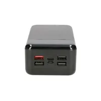 Extralink EPB-124 30000mAh Schwarz | Powerbank | Power bank, Fast Charging, USB-C Kolor produktuCzarny