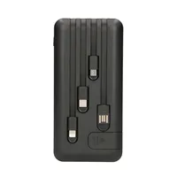 Extralink EPB-083 10000mAh Schwarz | Powerbank | Power bank, USB-C interfejs wejściaMicro-USB + USB Type-C