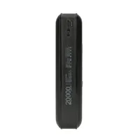 Extralink EPB-084 20000mAh Schwarz | Powerbank | Power bank, USB-C interfejs wejściaMicro-USB + USB Type-C
