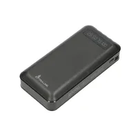 Extralink EPB-084 20000mAh Schwarz | Powerbank | Power bank, USB-C Kompatybilność ładowarkiUniwersalne