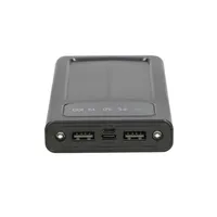 Extralink EPB-091 10000mAh Schwarz | Powerbank | Solar Power bank, USB-C interfejs wejściaMicro-USB + USB Type-C