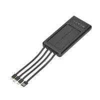 Extralink EPB-091 10000mAh Schwarz | Powerbank | Solar Power bank, USB-C Maksymalna liczba jednocześnie podłączonych urządzeń5