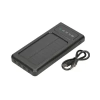 Extralink EPB-091 10000mAh Schwarz | Powerbank | Solar Power bank, USB-C Materiał obudowyABS