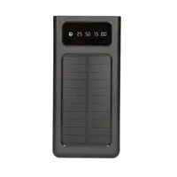 Extralink EPB-092 20000mAh Black | Powerbank | Solar Power bank, USB-C interfejs wejściaMicro-USB + USB Type-C