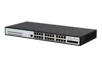 Extralink Chiron Pro | PoE Switch | 24x RJ45 1000Mb/s PoE, 4x SFP+, L3, 370W Ilość portów PoE24x [802.3af/at (1G)]
