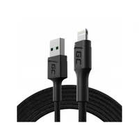Green Cell KABGC18 | USB - Lightning Cable | 200cm, for iPhone, iPad, iPod, fast charging 0