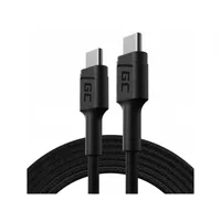 Green Cell KABGC29 | USB-Kabel | USB Typ C - USB Typ C 200 cm, Schnellladung Power Delivery (60W), Ultra Charge, QC 3.0