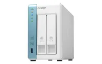 Qnap TS-231P3-2G | Servidor NAS | 2x HDD, 2GB DDR3, AL314, 4 rdzenie, 1.7GHz Adapter zewnętrznego zasilaniaTak