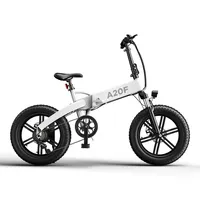 Ado E-bike A20F+ Blanco | Bicicleta eléctrica | plegable, 250W, 25km/h, 36V 10.4Ah, alcance hasta 80km 2