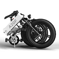 Ado E-bike A20F+ Blanco | Bicicleta eléctrica | plegable, 250W, 25km/h, 36V 10.4Ah, alcance hasta 80km 3