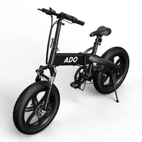 Ado E-bike A20F+ Black | Elektrokolo | skládací, 250W, 25km/h, 36V 10.4Ah, dojezd až 80km 1
