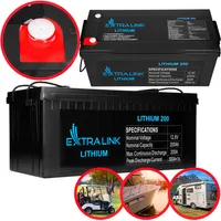 Extralink LiFePO4 200AH | Akkumulator | 12.8V, BMS