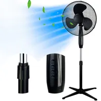 EXTRALINK BRYZA, ESF-40D-BL, STANDING FAN, 3 BLADES, 3 SPEED SETTINGS, BLACK