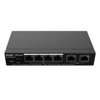 Ruijie Reyee RG-ES206GC-P | Switch | 6x RJ45 1000Mb/s, 4x PoE+, 2x Uplink, 54W, zarządzanie w chmurze