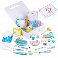 EXTRALINK TOYS ZESTAW MAŁEGO LEKARZA PIELĘGNIARKA WALIZKA 43 ELEMENTY