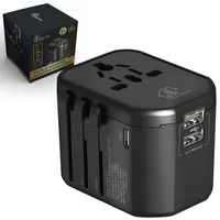 Extralink Smart Life Adaptador de viaje UE/REINO UNIDO/EE.UU./AU/CH + USB-C, USB-A