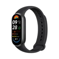 Xiaomi Smart Band 9 Schwarz | Smartband | Bluetooth 5.4, 233 mAh, 1,62", 5 ATM, Beschleunigungsmesser, Gyroskop, PPG-Sensor