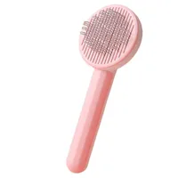 EXTRALINK PETS SZCZOTKA SAMOCZYSZCZĄCA DO SIERŚCI DLA PSA KOTA ERGONOMICZNA GRZEBIEŃ PET-817