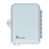 Extralink Emma | Caja de fibra óptica | 16 core, blanco Liczba obsługiwanych tacek łączeniowych (maks.)16