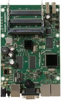 MikroTik RB435G | Router | 3x RJ45 1000Mb/s, 5x miniPCI, 2x USB, 1x microSD Ilość portów LAN3x [10/100/1000M (RJ45)]
