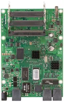 MikroTik RB433GL | Router | 3x RJ45 1000Mb/s, 3x miniPCI, 1x USB Ilość portów LAN3x [10/100/1000M (RJ45)]
