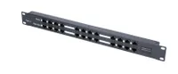 Extralink 12 Puertos | PoE Inyector | 12x 100Mb/s RJ45, Rackmount Kolor produktuCzarny