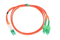 Extralink SC/APC-LC/APC | Patchcord | Multimodový, OM2, Duplex, 3mm, 2m Długość2m