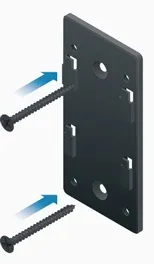 Ubiquiti POE-WM | Montagesatz | speziell für die Wandmontage der Stromversorgungen POE-24-12W und POE-24-12W-G Rodzaj uchwytuMurowy