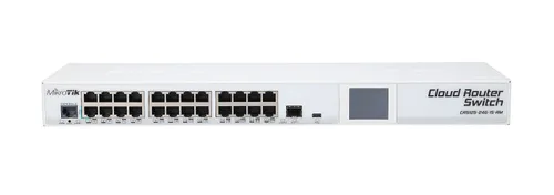 MikroTik CRS125-24G-1S-RM | Switch | 24x RJ45 1000Mb/s, 1x SFP, 1x USB Ilość portów LAN24x [10/100/1000M (RJ45)]
