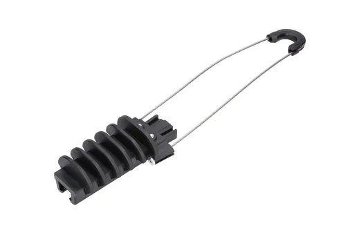 Extralink PA6-9 | Pinza de anclaje | para cables de fibra óptica aereos Kolor produktuCzarny, Stal