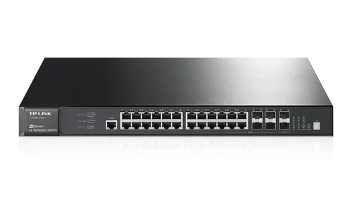 TP-Link T3700G-28TQ | Switch | 24x RJ45 1000Mb/s, 4x Combo SFP, 2x SFP+, Řízený Ilość portów LAN4x [1G (SFP)]
