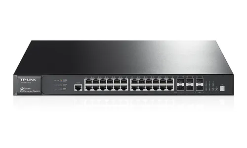TP-Link T3700G-28TQ | Switch | 24x RJ45 1000Mb/s, 4x Combo SFP, 2x SFP+, Řízený Ilość portów LAN4x [1G (SFP)]
