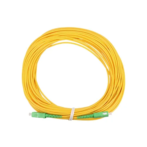 Extralink SC/APC-SC/APC | Patchcord | Jednomodový, Simplex, 3mm, 20m Kategoria kablaSingle-Mode