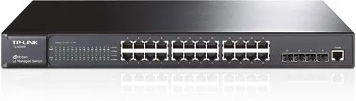 TP-Link TL-SG5428 | Switch | 24x RJ45 1000Mb/s, 4x SFP, Rack, Zarządzalny Ilość portów LAN24x [10/100/1000M (RJ45)]
